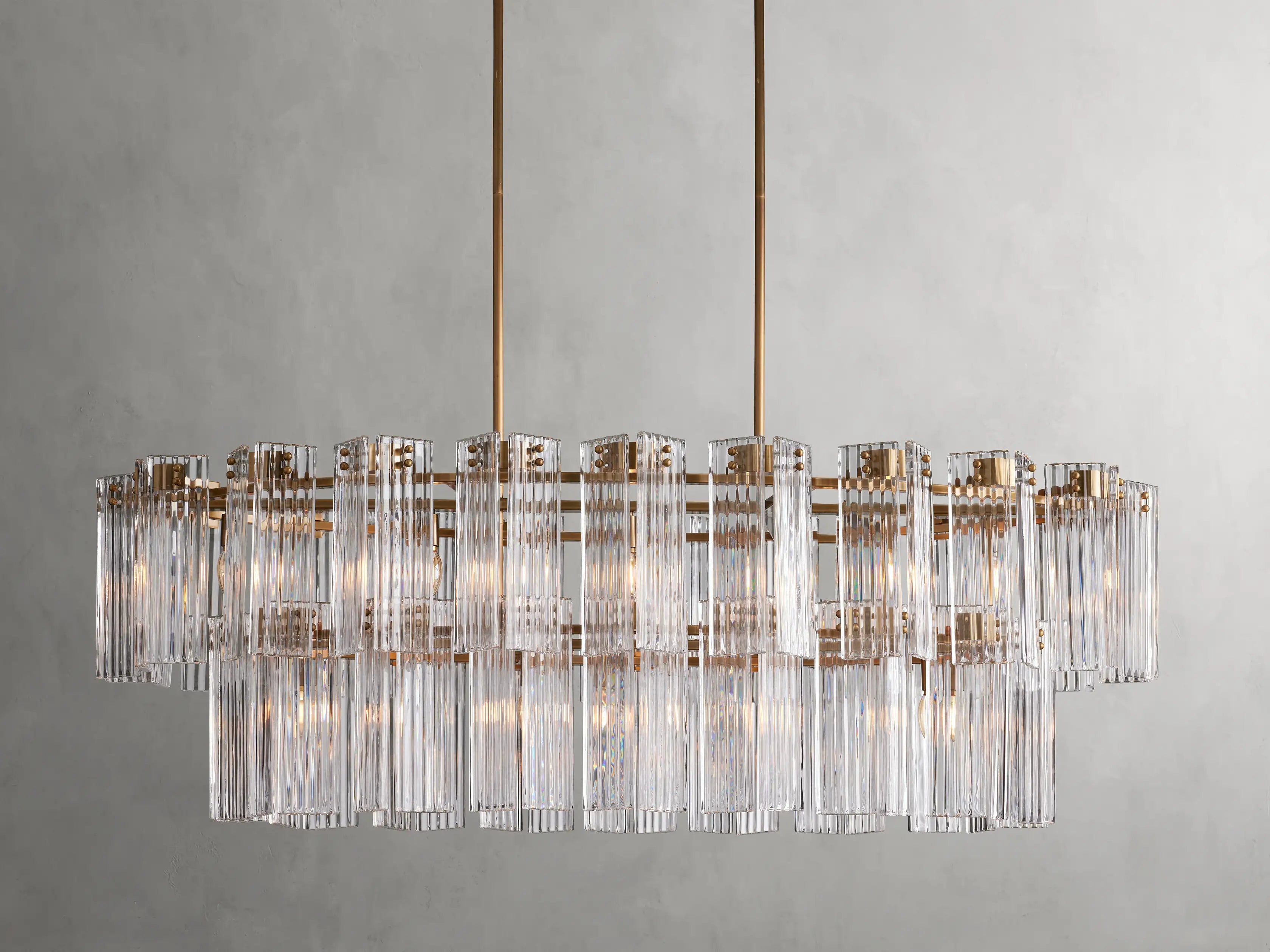 Delsia Oval Chandelier 51''63''72''-Vancei