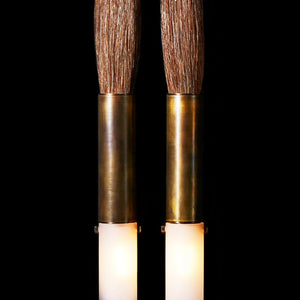 Antonia Horsehair Double Sconce