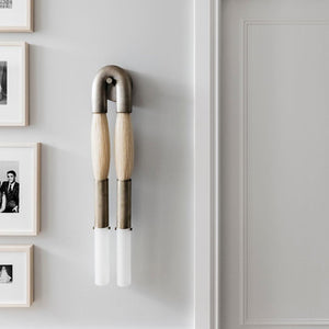 Antonia Horsehair Double Sconce