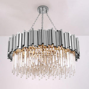 Elian Round Crystal Chandelier-Vancei