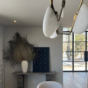 Glacera Alabaster Artistic Modern Chandelier