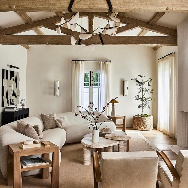 Glacera Alabaster Artistic Modern Chandelier