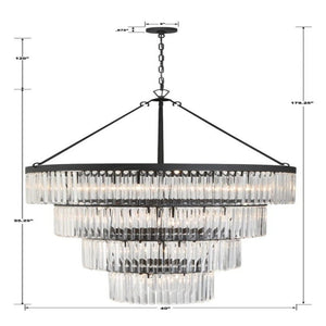 Elemory 22 Light Round Chandelier-Vancei