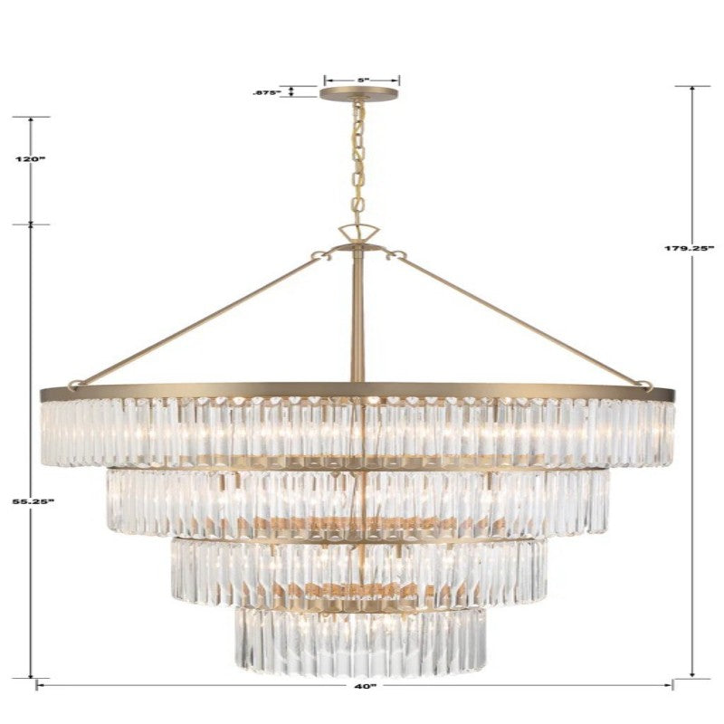 Elemory 22 Light Round Chandelier-Vancei