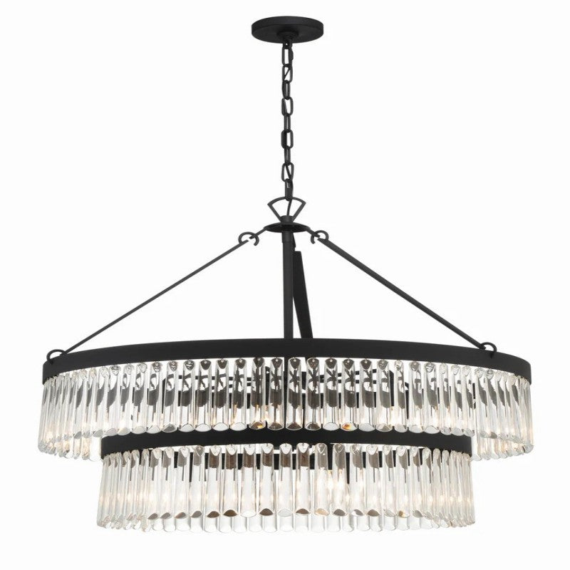 Elemory 9 Light Round Chandelier-Vancei