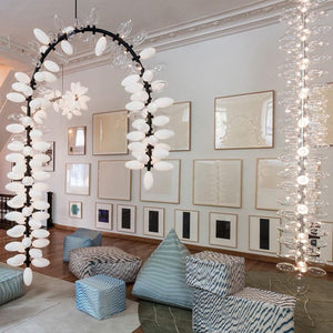 Escamoles Vertical Long Grape Chandelier-Vancei