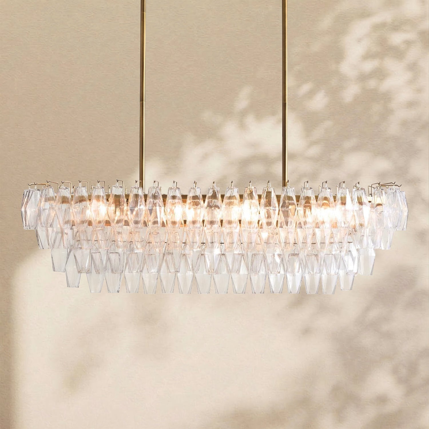 Florence Glass Linear Chandelier