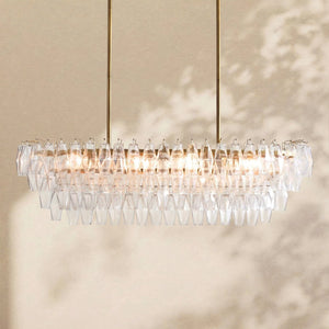 Florence Glass Linear Chandelier