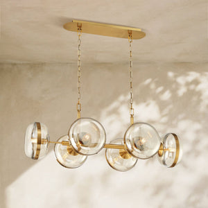 Norako Glass Linear Chandelier
