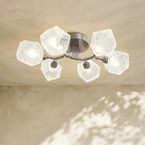 Art Twisted Flushmount Light