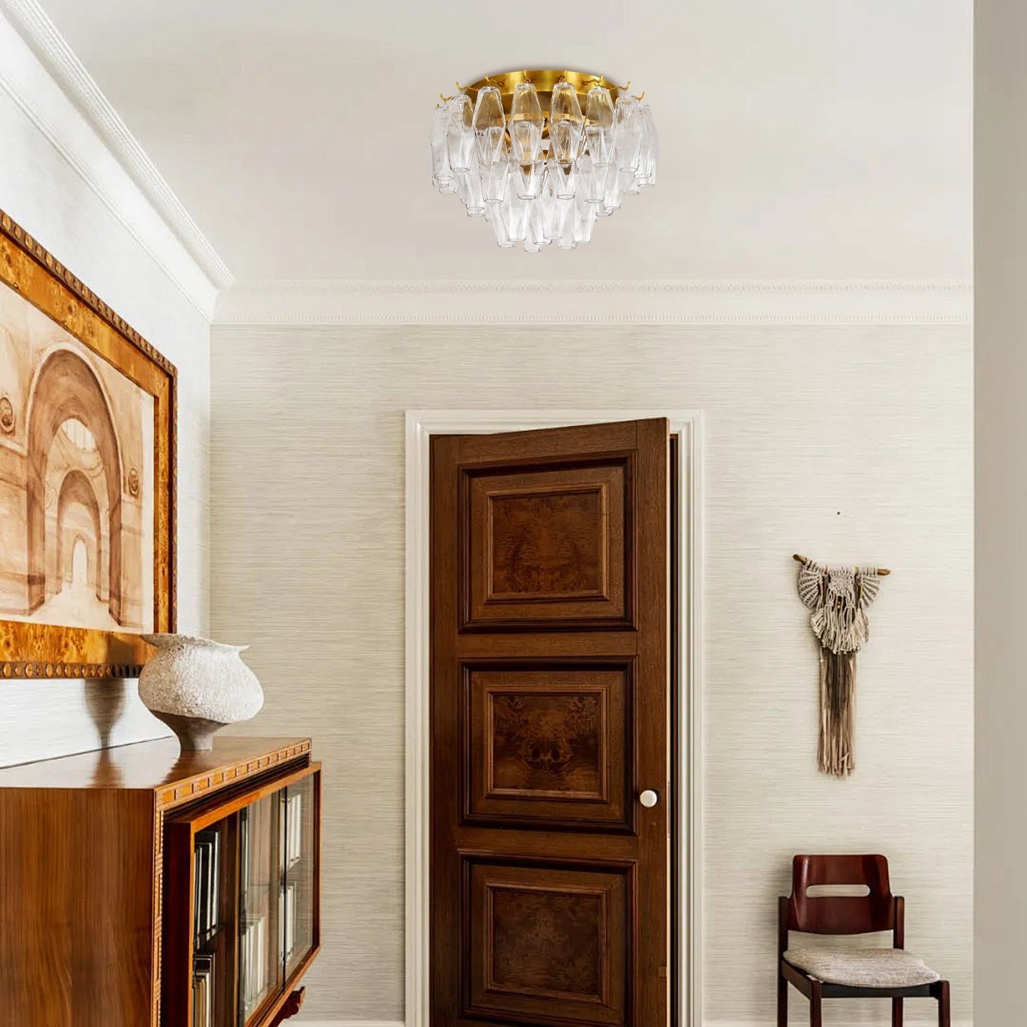 Florence Glass Flush Mount