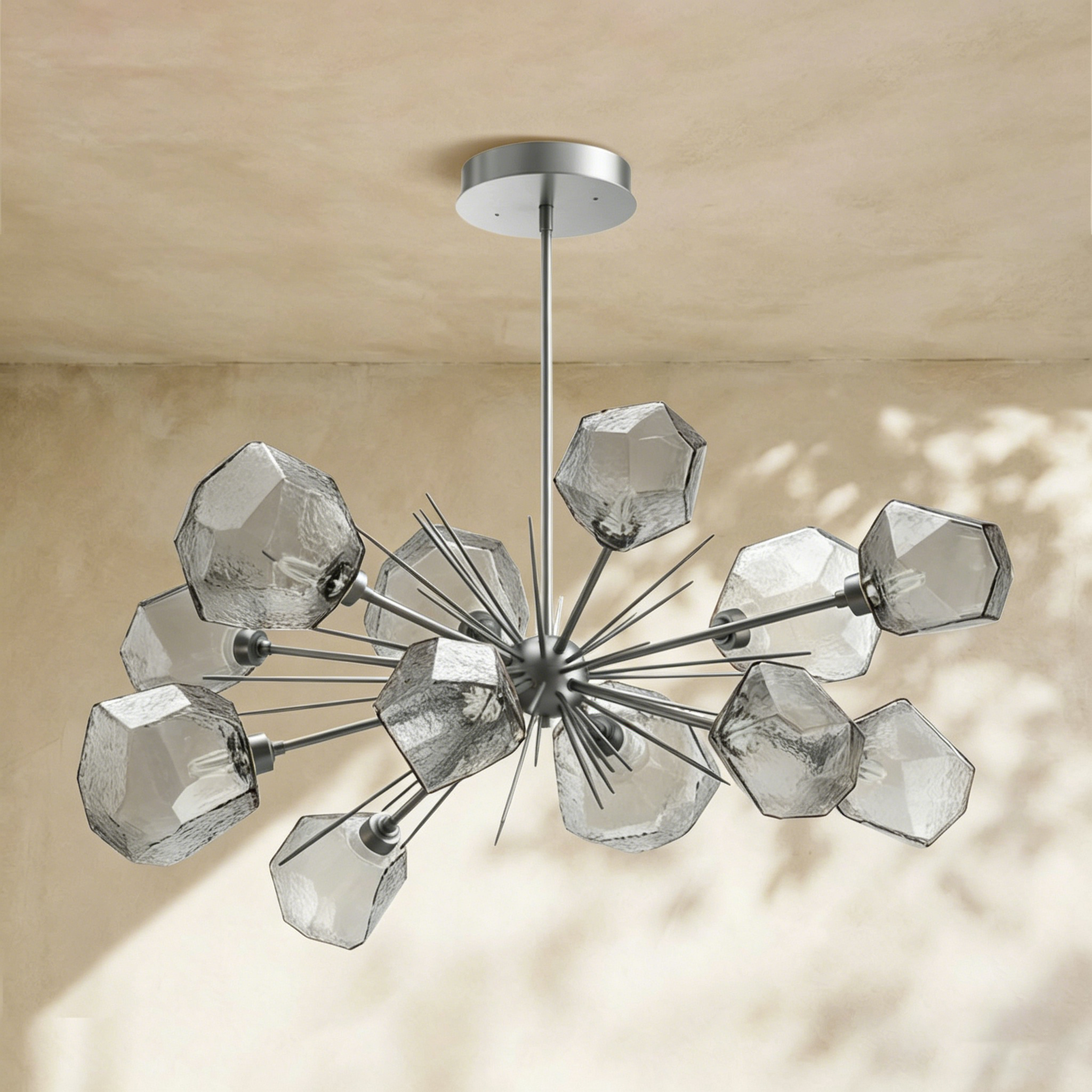 Art Twisted Oval Starburst Chandelier