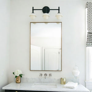 Glowen Alabaster Triple Wall Sconce