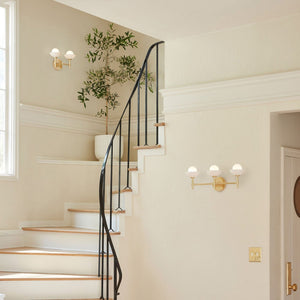 Glowen Alabaster Triple Wall Sconce