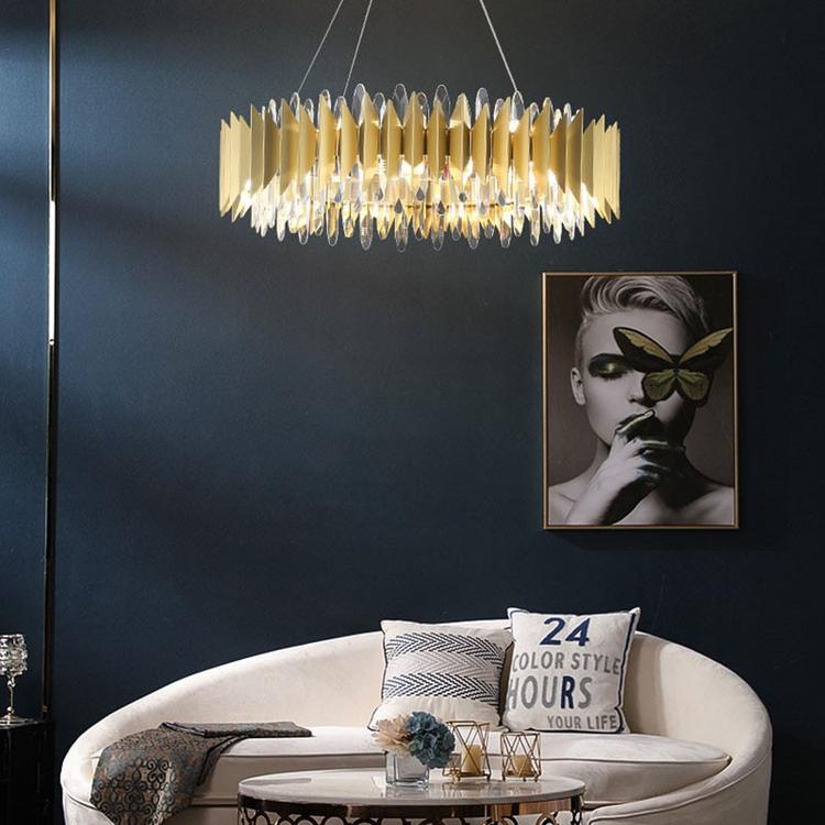 Flavian Halo Crystal Chandelier-Vancei