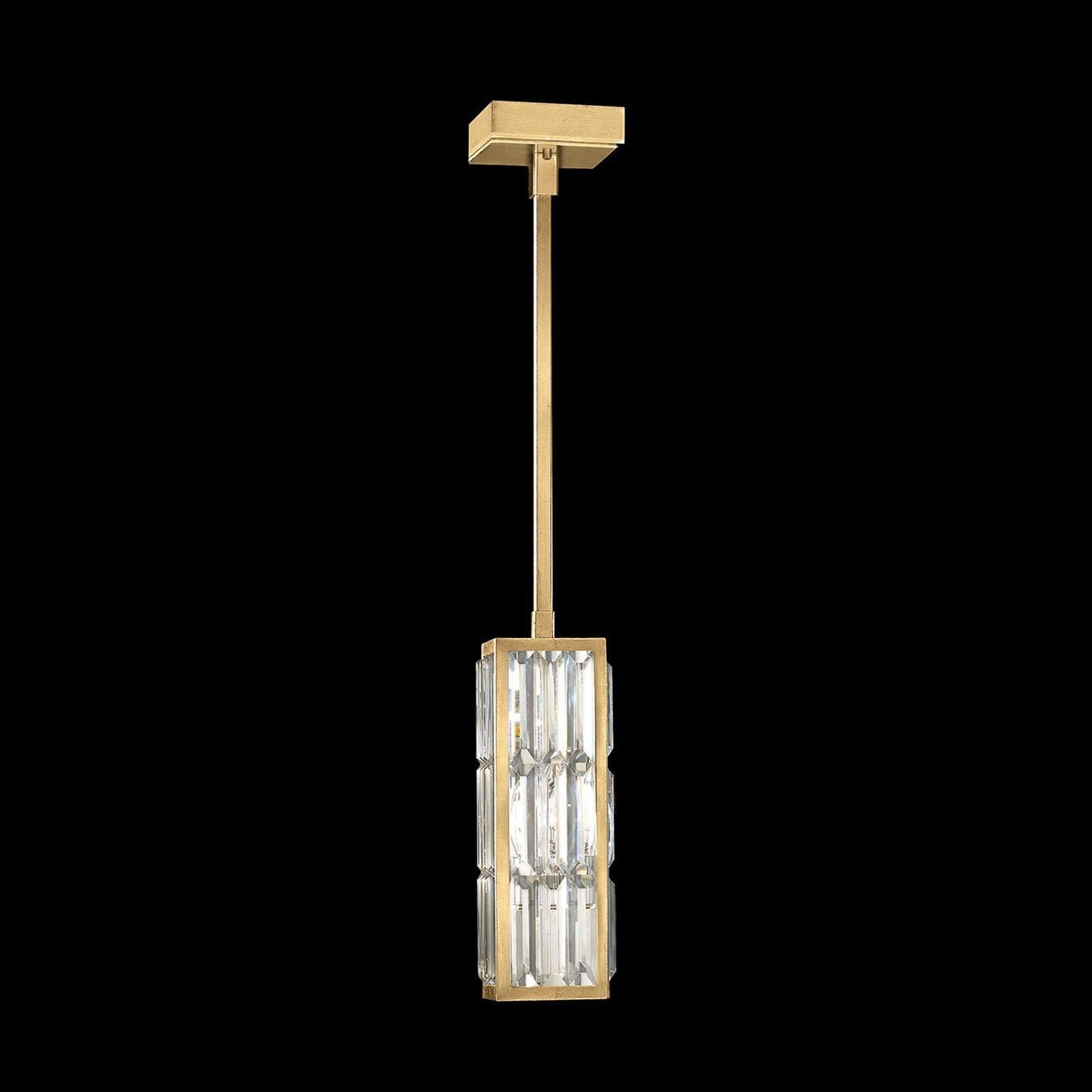Riley Art Crystal Enchantment 5" Square Drop Light
