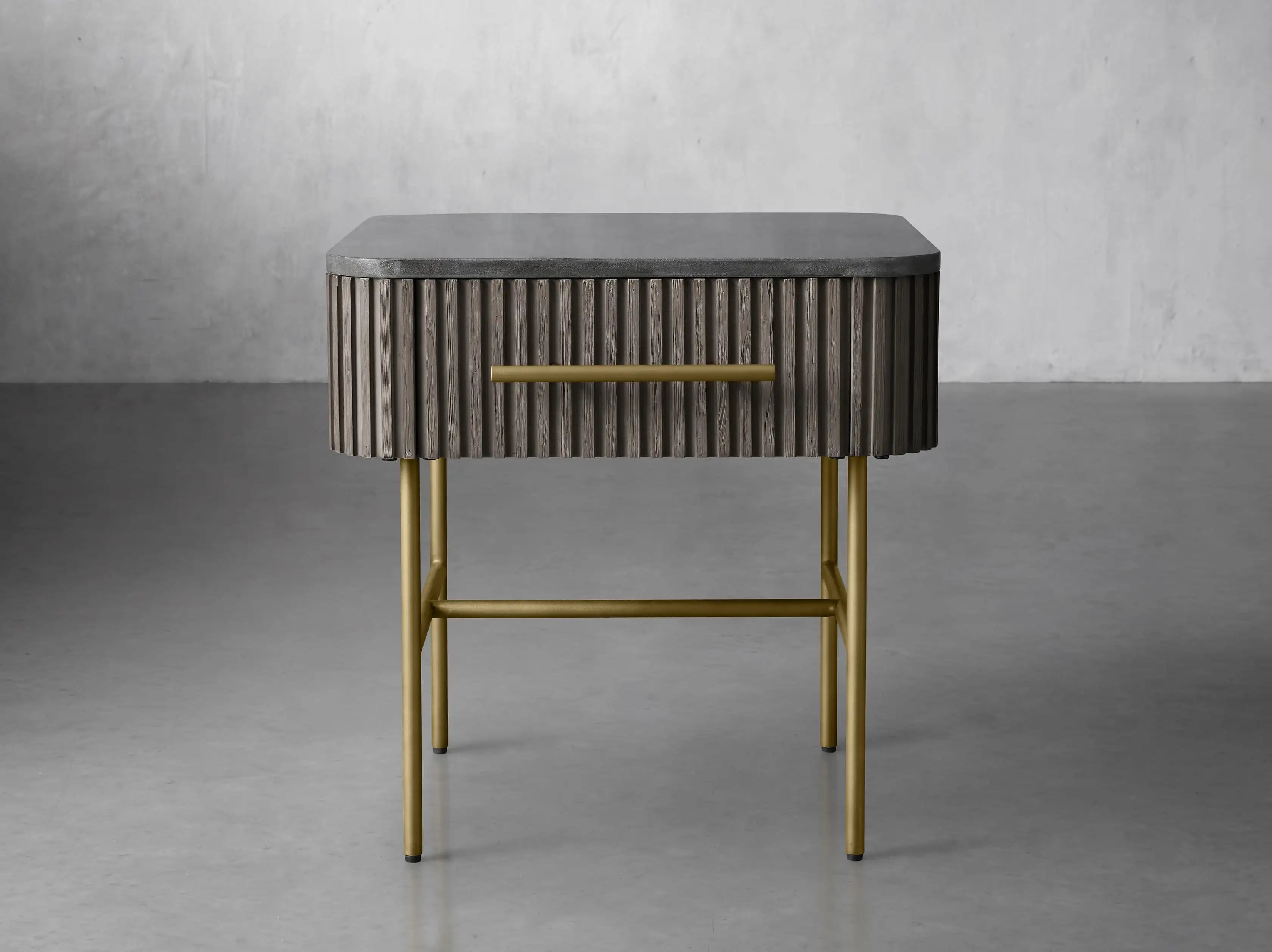 Finnley End Table with Drawer-Vancei