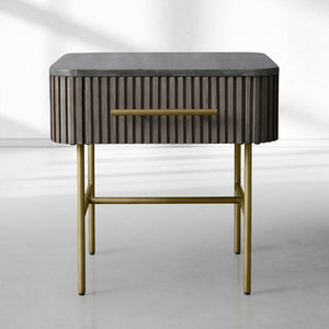 Finnley End Table with Drawer-Vancei