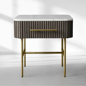 Finnley End Table with Drawer-Vancei