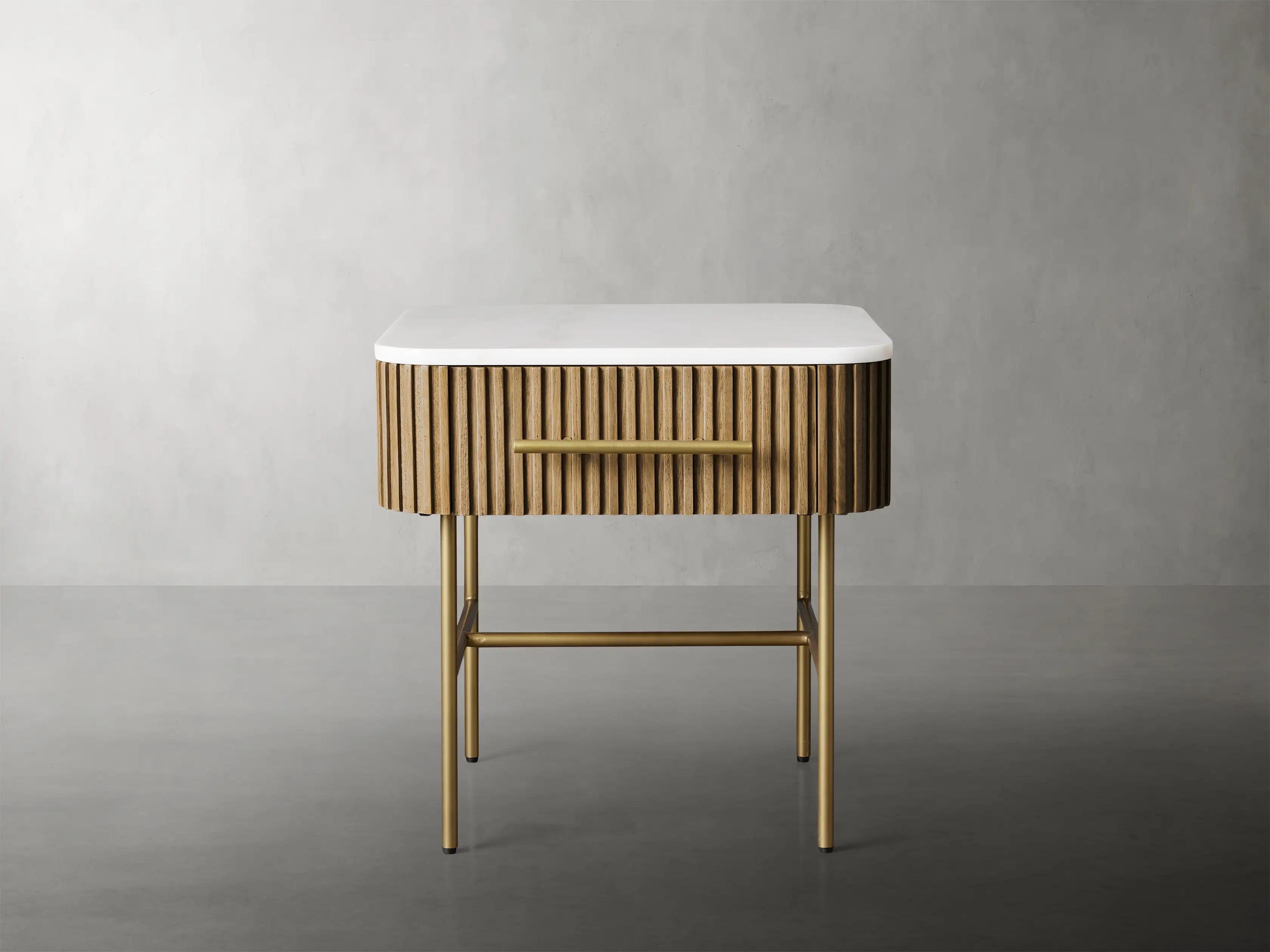 Finnley End Table with Drawer-Vancei