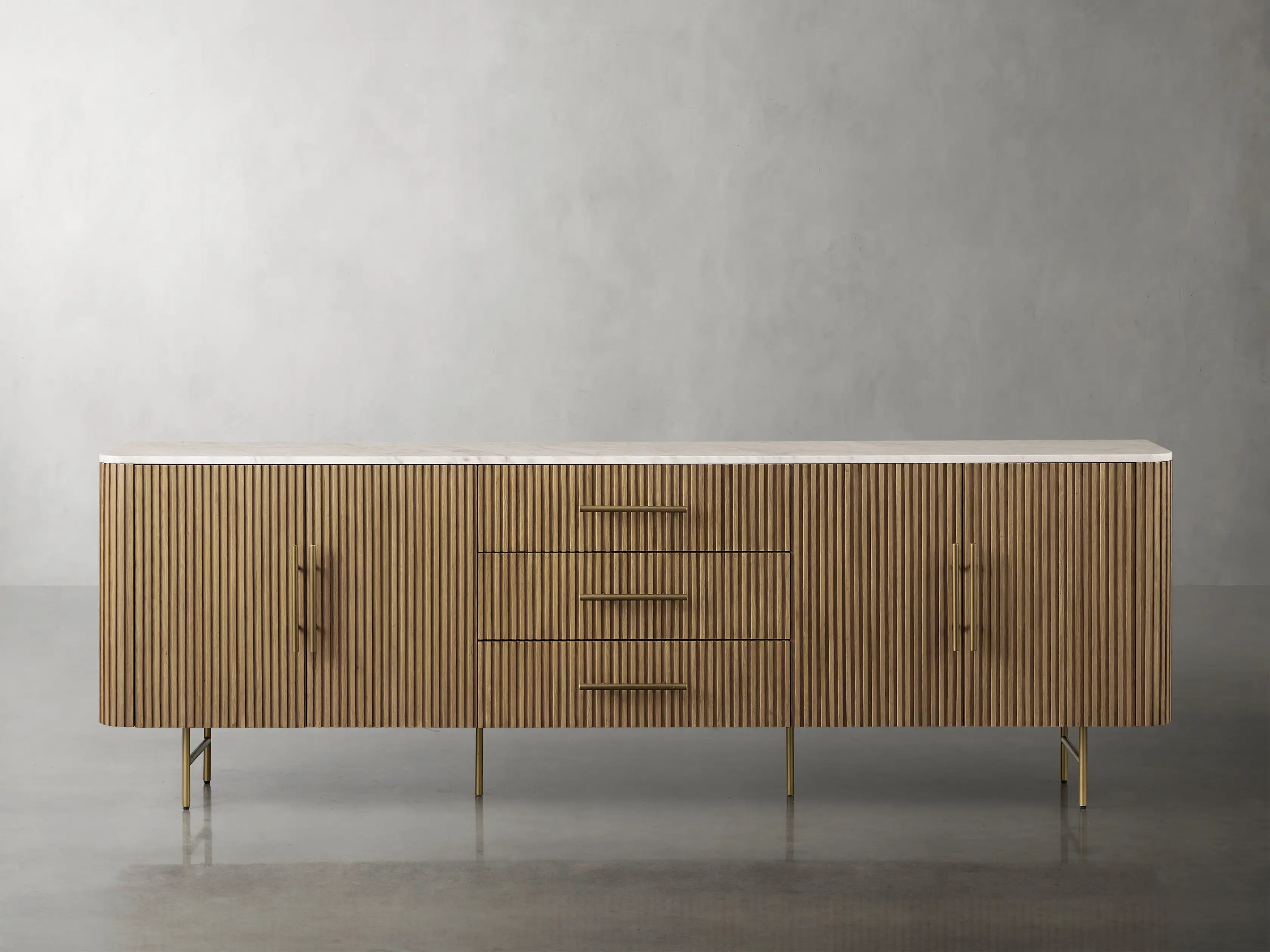 Finnley Sideboard with Drawers-Vancei