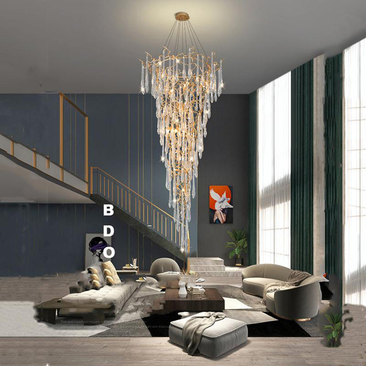 Flavian Branch Crystal Chandelier-Vancei
