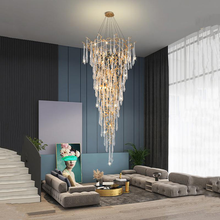 Flavian Branch Crystal Chandelier-Vancei