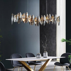 Flor Crystal Linear Chandelier-Vancei