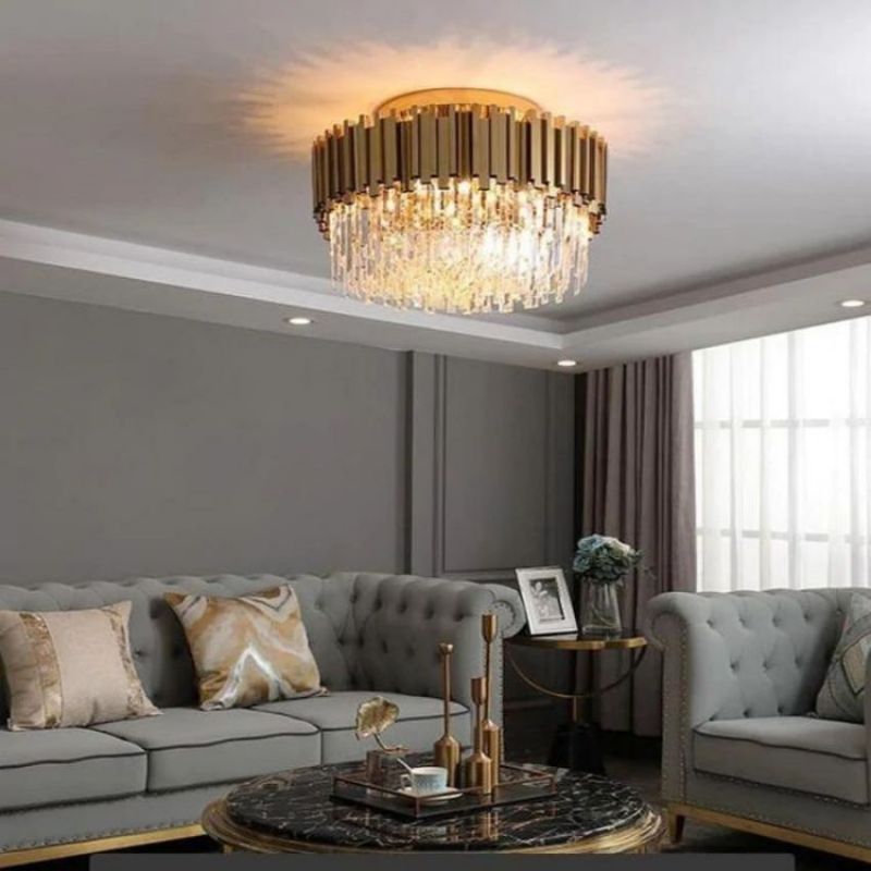 Bourbons Flush Mount Chandelier-Vancei