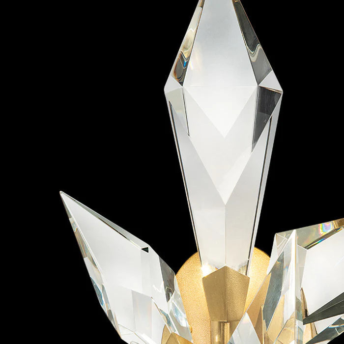 Addison Modern luxury forests 18" Crystal Wall Lamp-Vancei