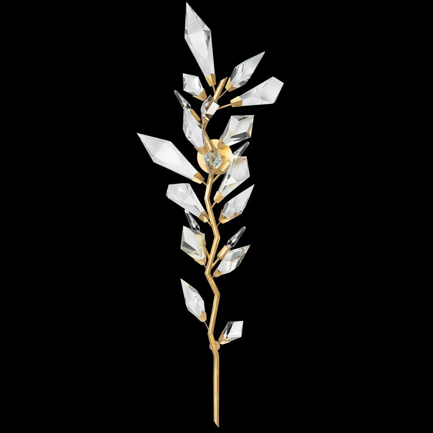 Addison 58" Gold&Silver Crystal Sconce-Vancei