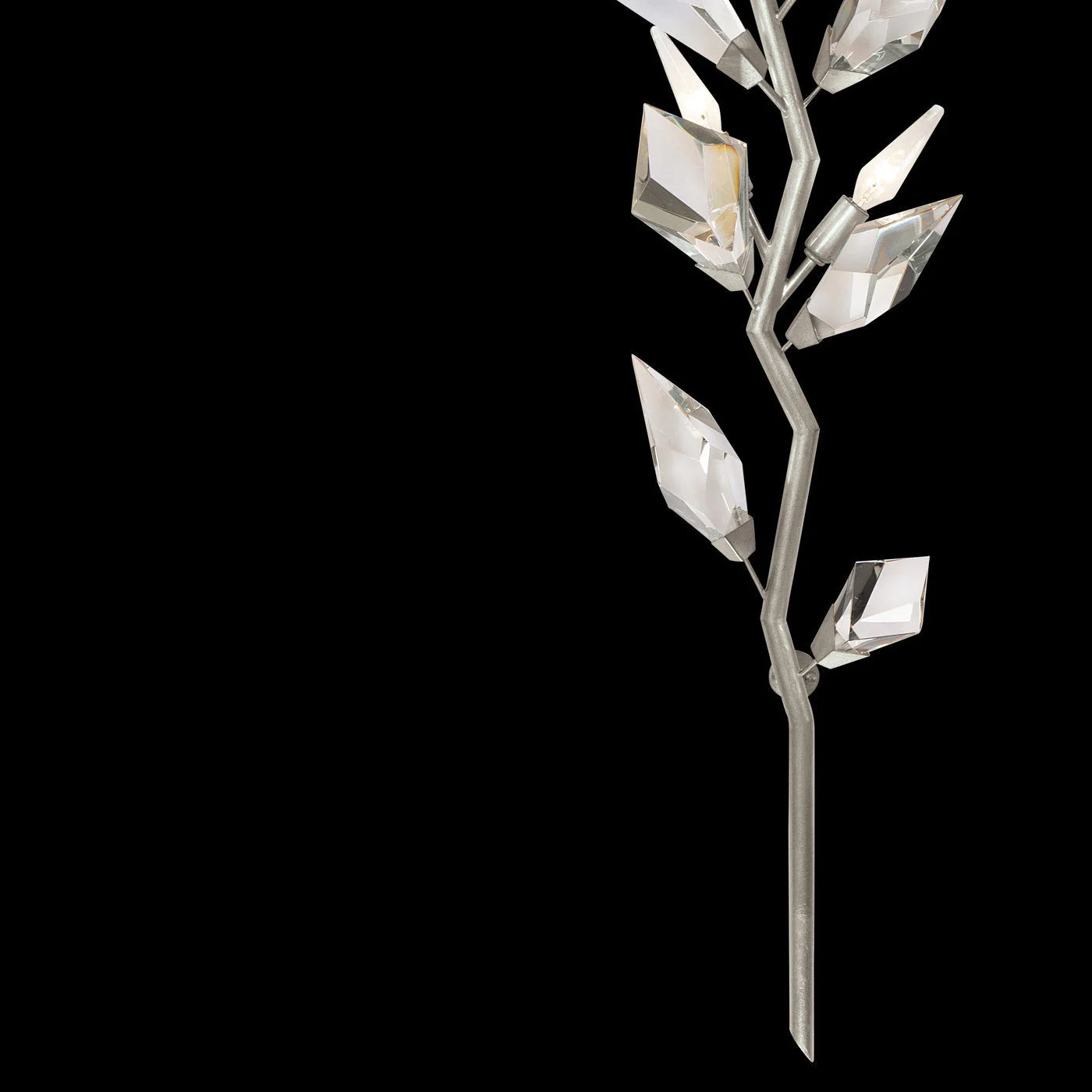 Addison 58" Gold&Silver Crystal Sconce-Vancei