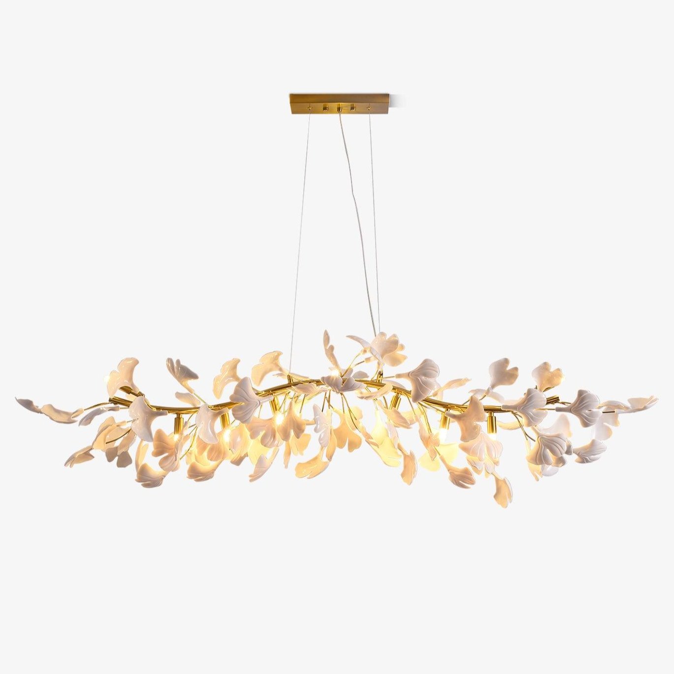 Ginkgo Chandelier D - Oasislives