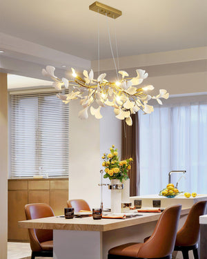 Ginkgo Chandelier D - Oasislives