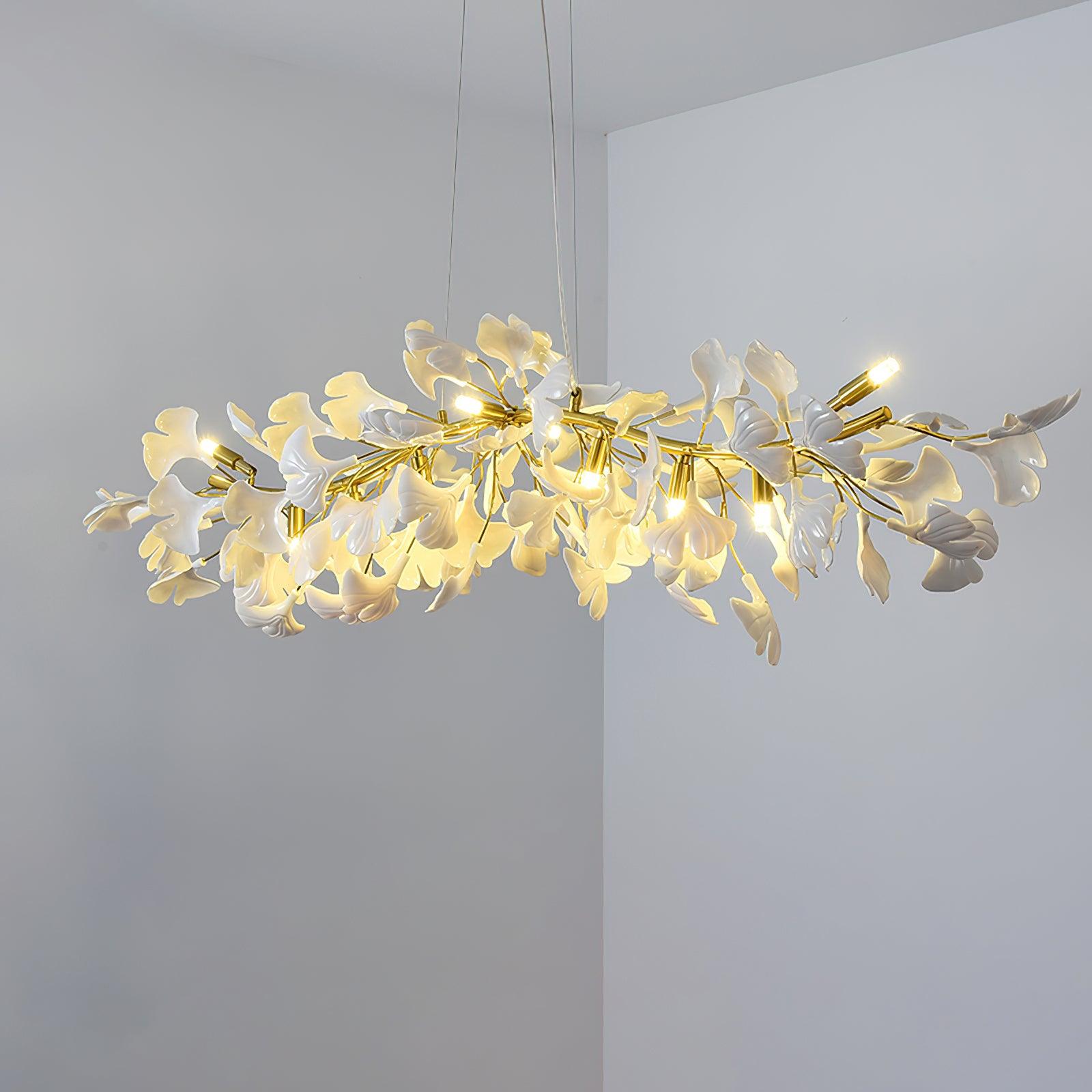 Ginkgo Chandelier D - Oasislives