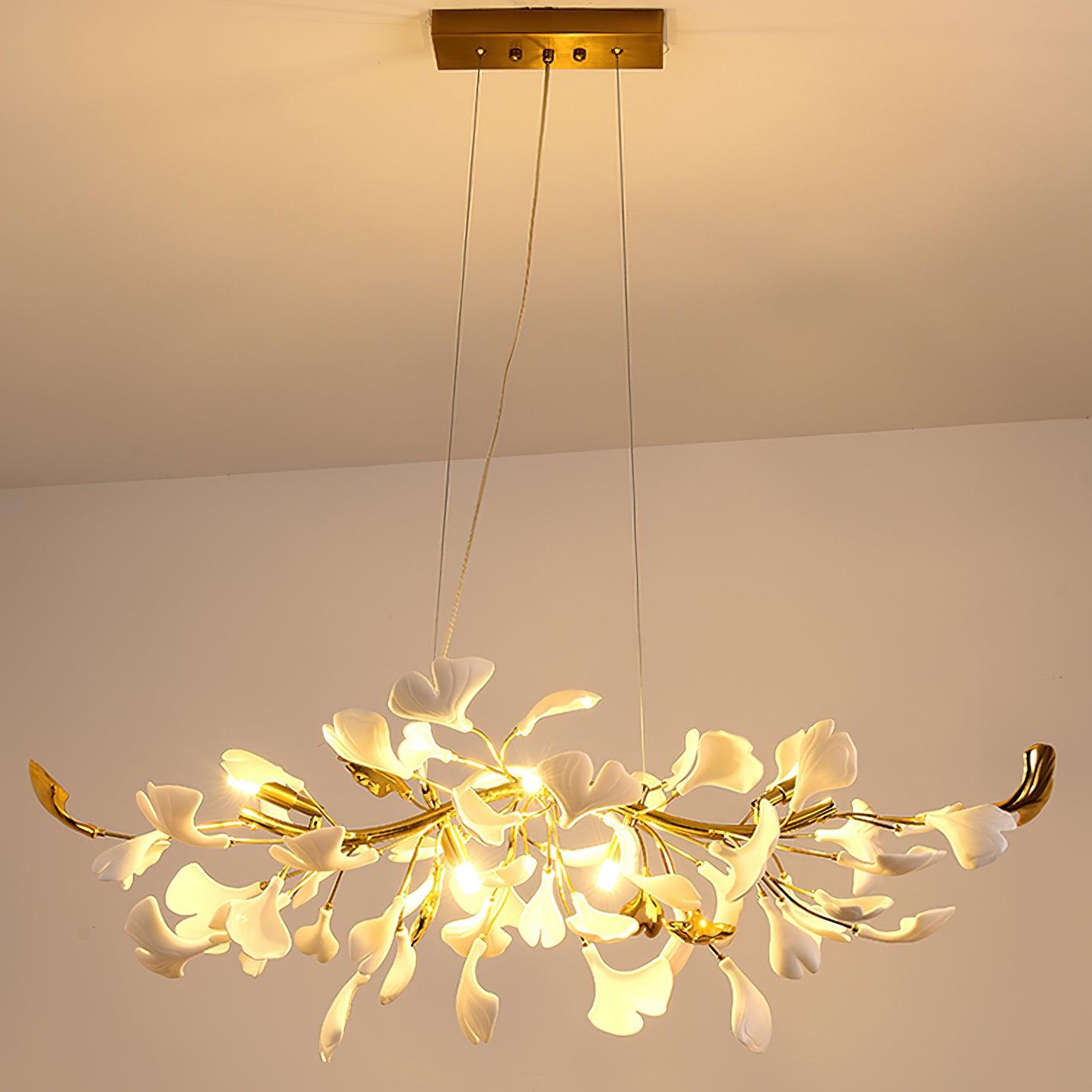 Ginkgo Chandelier D - Oasislives