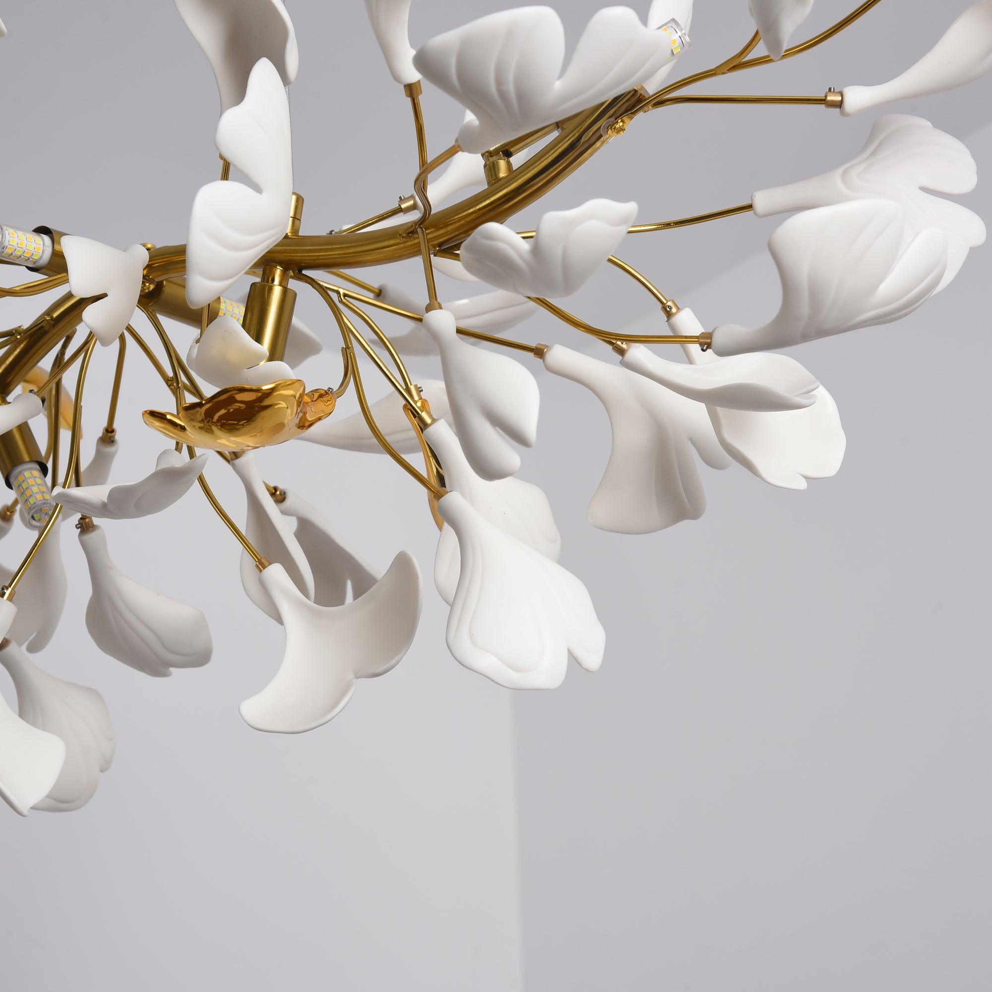 Ginkgo Chandelier D - Oasislives