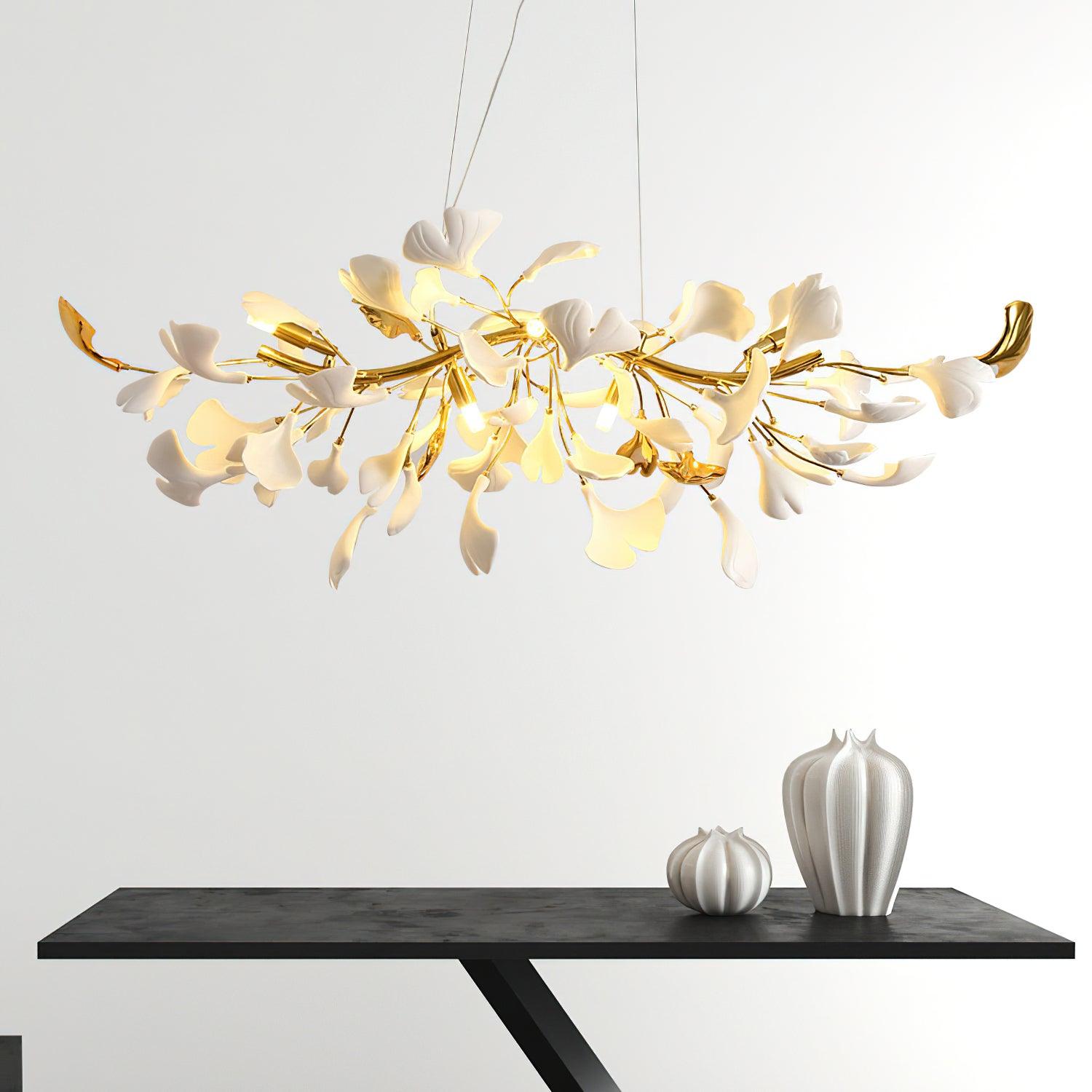 Ginkgo Chandelier D - Oasislives