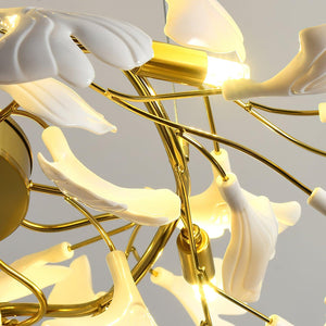 Ginkgo Chandelier D - Oasislives