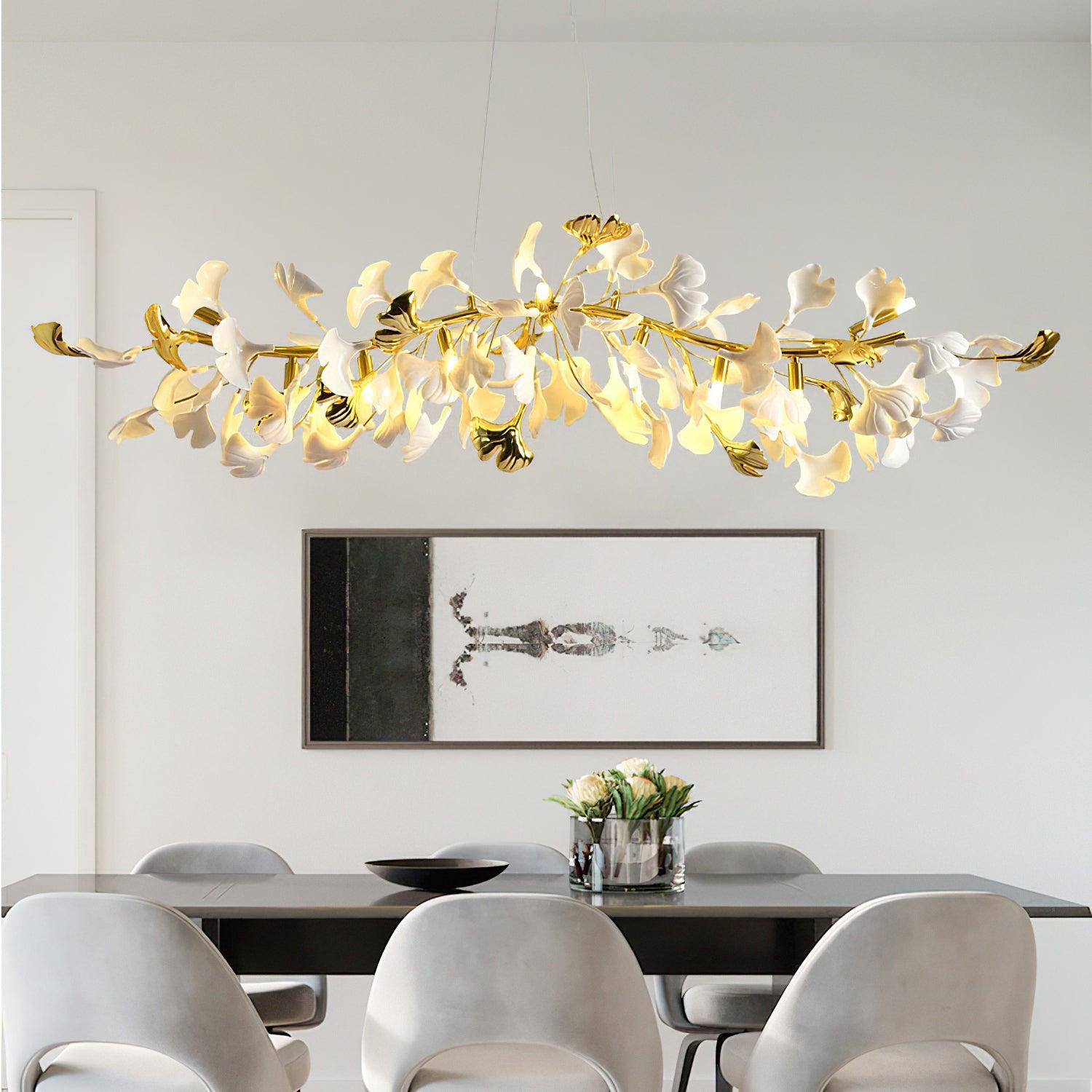 Ginkgo Chandelier D - Oasislives