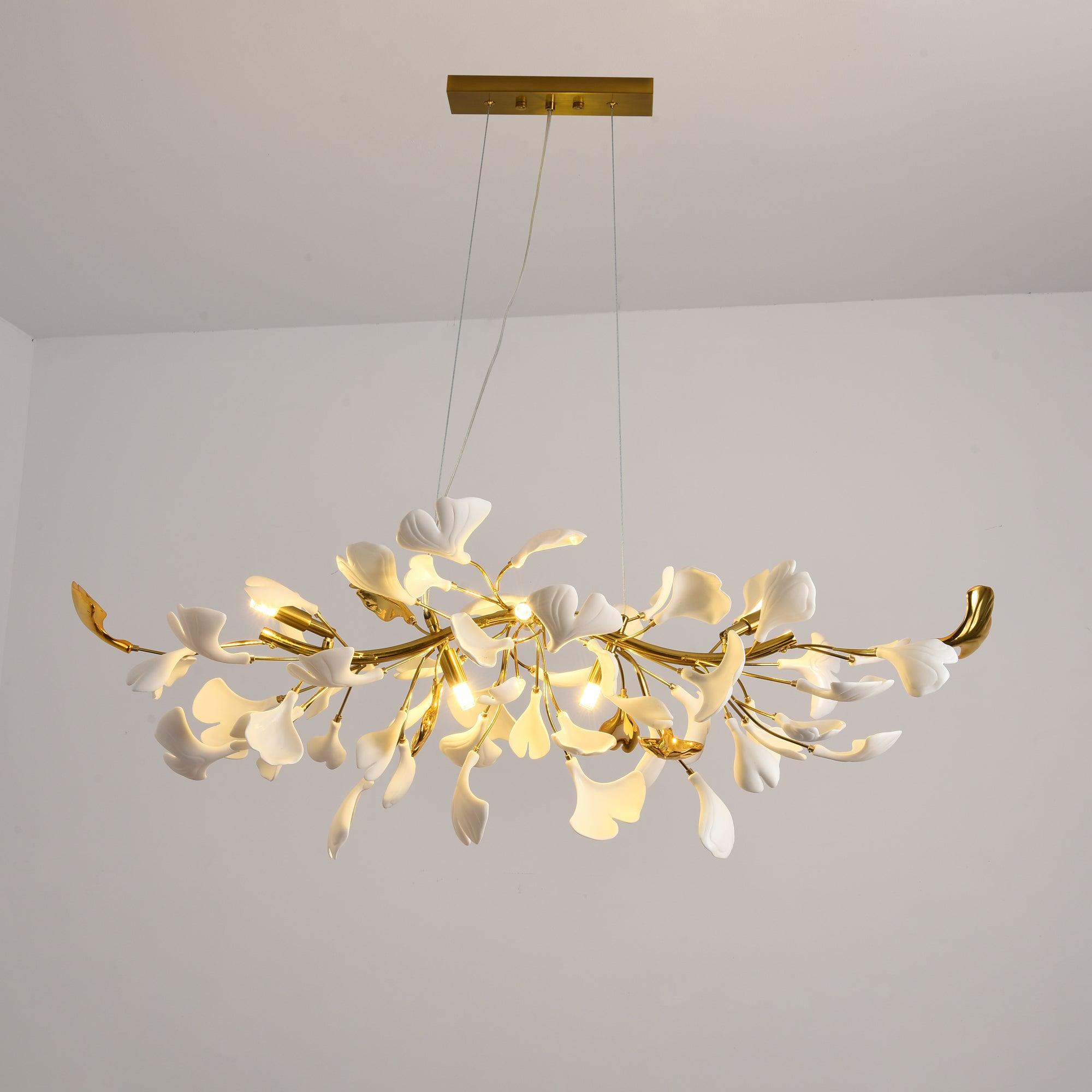 Ginkgo Chandelier D - Oasislives