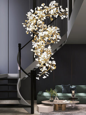 Ginkgo Chandelier Q - Oasislives