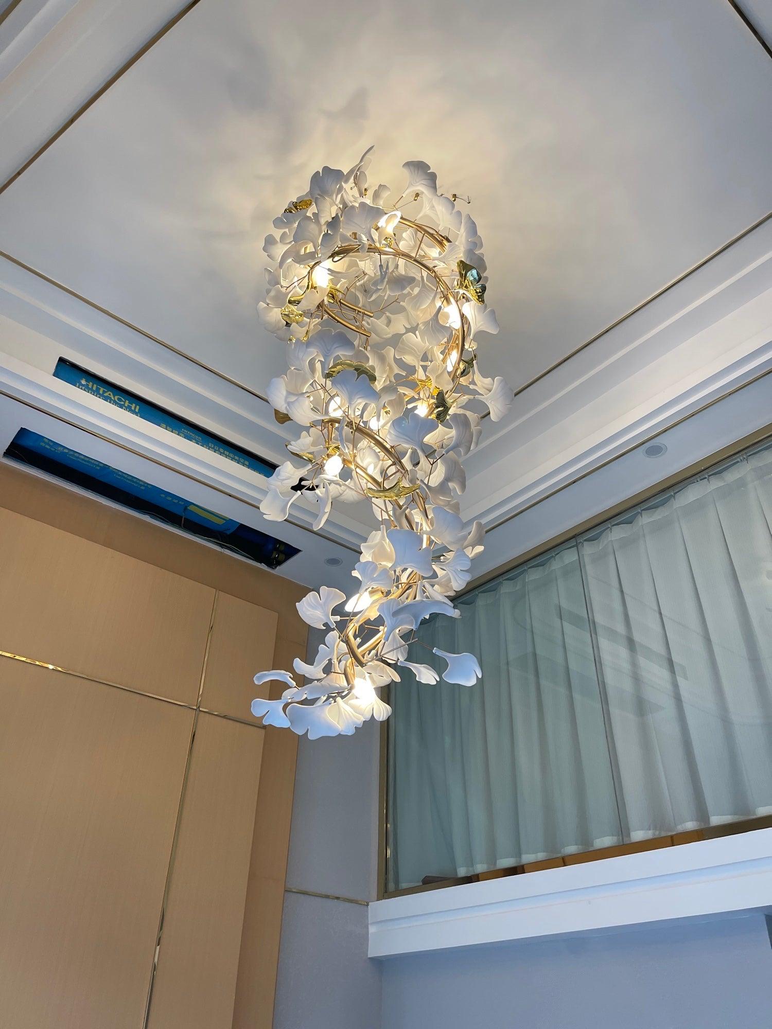Ginkgo Chandelier Q - Oasislives