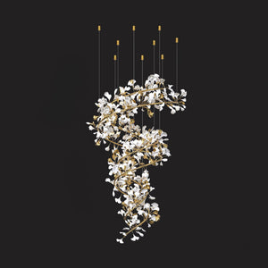 Ginkgo Chandelier Q - Oasislives
