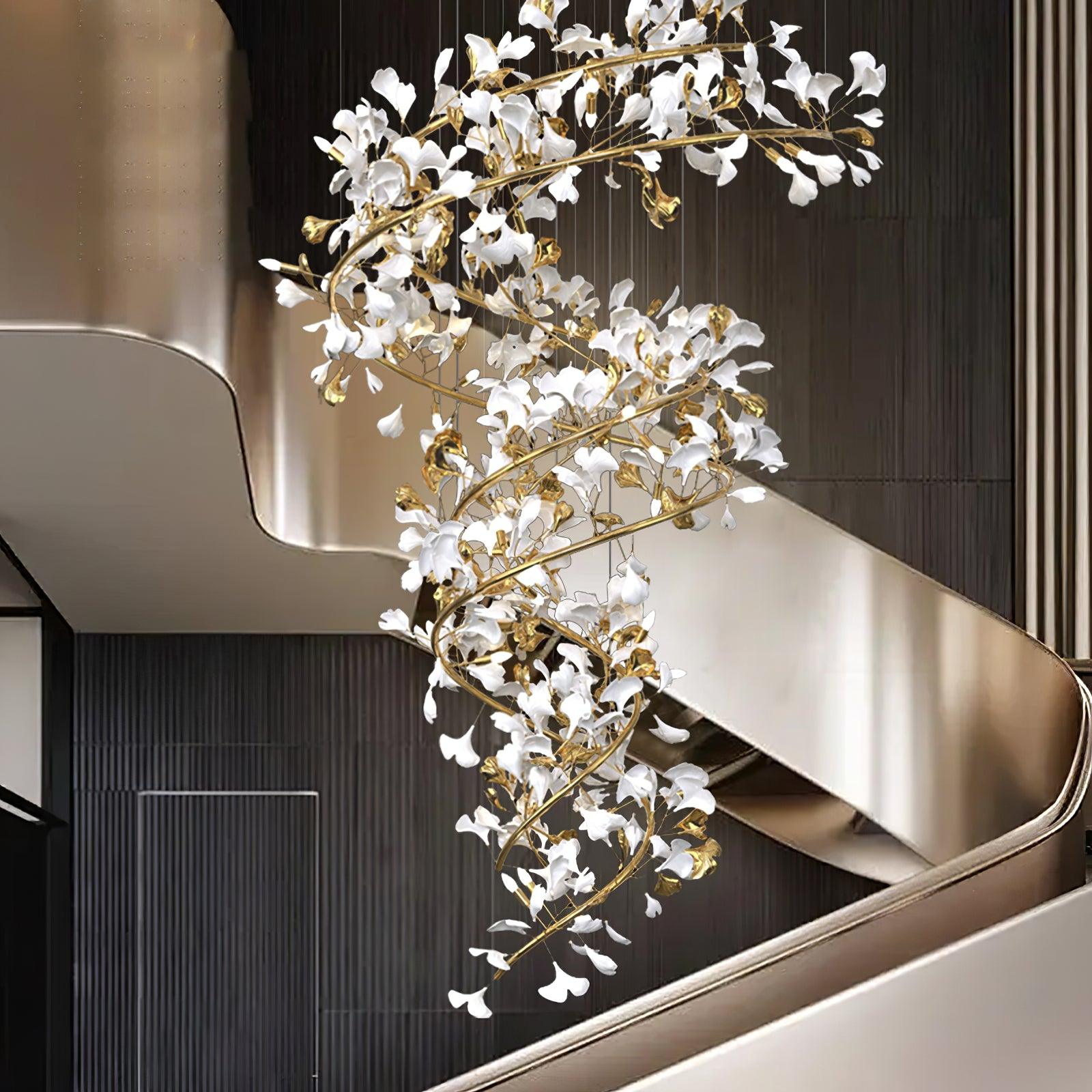 Ginkgo Chandelier Q - Oasislives