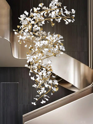 Ginkgo Chandelier Q - Oasislives