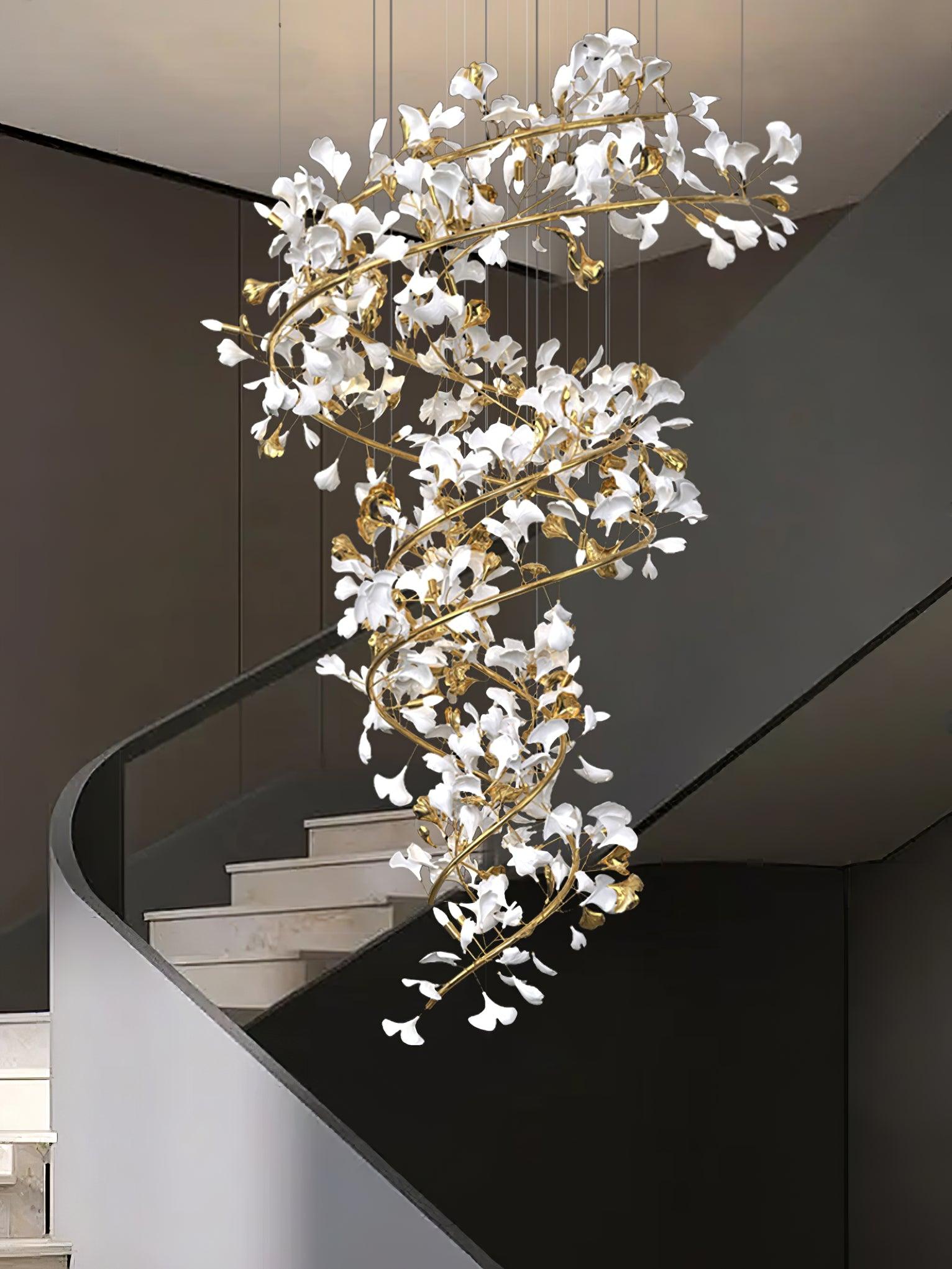 Ginkgo Chandelier Q - Oasislives