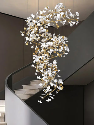 Ginkgo Chandelier Q - Oasislives