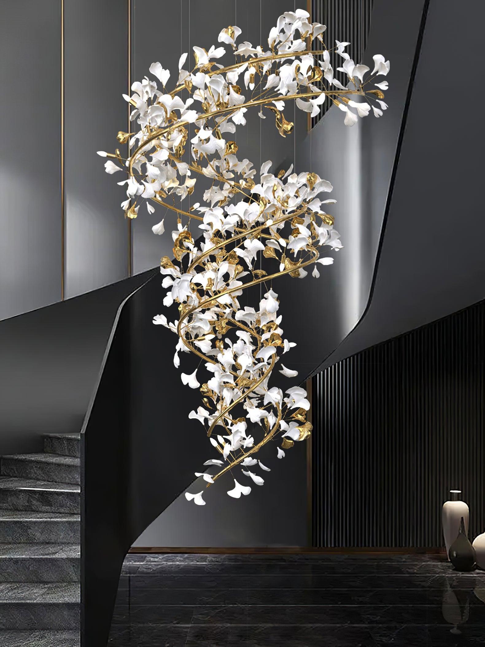 Ginkgo Chandelier Q - Oasislives