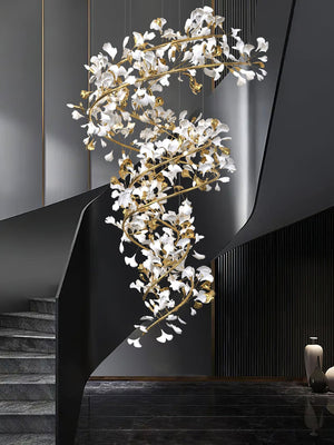 Ginkgo Chandelier Q - Oasislives